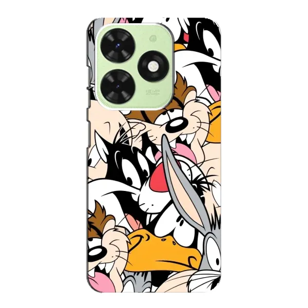 Чехол с принтом «Looney Tunes» для TECNO Pop 8