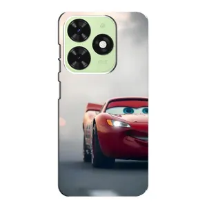 Силиконовый чехол Маквин для Tecno Pop 8 (Скоростной Маквин)