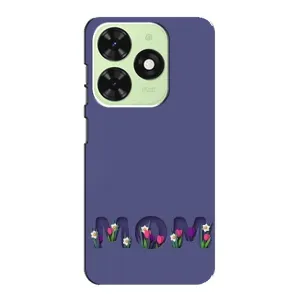 Чехлы для мамы на Tecno Pop 8 (Мама в цветах)