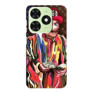 Бренднові Чохли для Tecno Pop 8 - (PREMIUMPrint) (Mario LV)