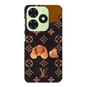 Бренднові Чохли для Tecno Pop 8 - (PREMIUMPrint) (Ведмедик без голови)
