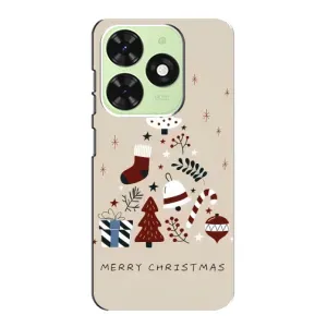 Рождественские Чехлы для Tecno Pop 8 (VPrint)