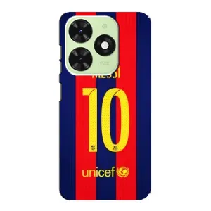 Чехлы Месси для Tecno Pop 8 (AlphaPrint) (Messi Barca 10)