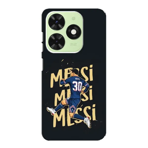Чохол з принтом «Messi ПСЖ» для TECNO Pop 8