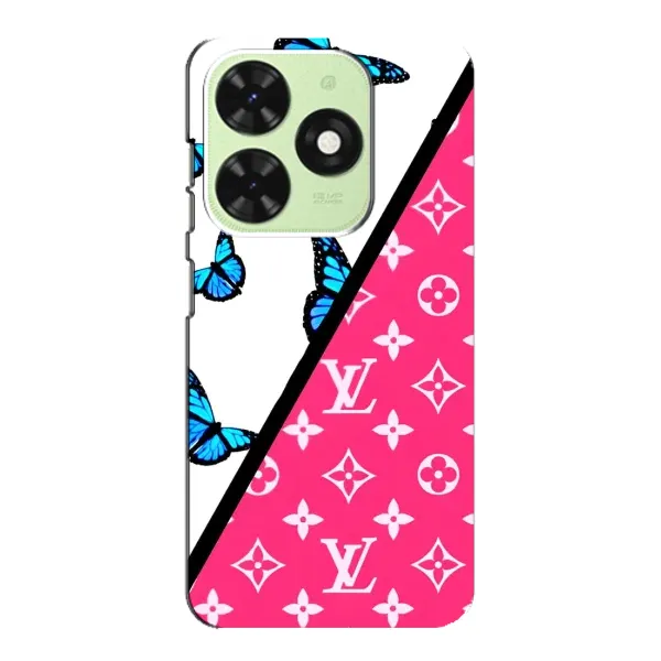 Чохол з принтом «Мода LV» для TECNO Pop 8