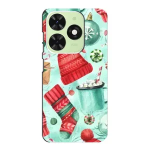 Чехол с принтом «Одежда НГ» для TECNO Pop 8