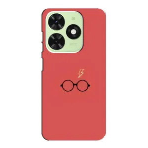 Чехлы с Гарри Поттером для Tecno Pop 8 (AlphaPrint) (шрам и очки)