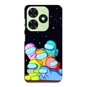 Чохли Амонг Ас для Tecno Pop 8 (AlphaPrint) (Скіни в космосі)
