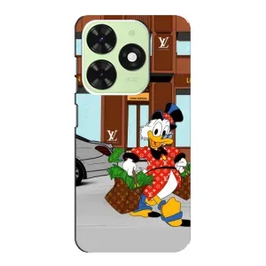 Чехлы для Tecno Pop 8 - Скрудж МакДак Louis Vuitton (PREMIUMPrint) (Скрудж ЛВ)