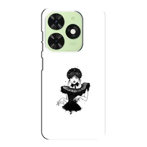 Чехлы Венсдей на Tecno Pop 8 Уэнсдей (AlphaPrint) (танец Уэнздей)
