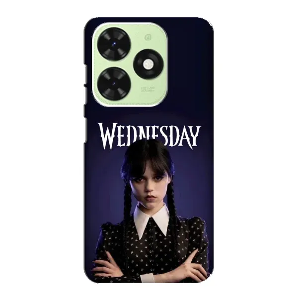 Чохол з принтом «Wednesday» для TECNO Pop 8