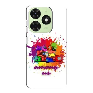 Чохли Амонг Ас для Tecno Pop 8 (AlphaPrint) (Яскравий АмонгАс)