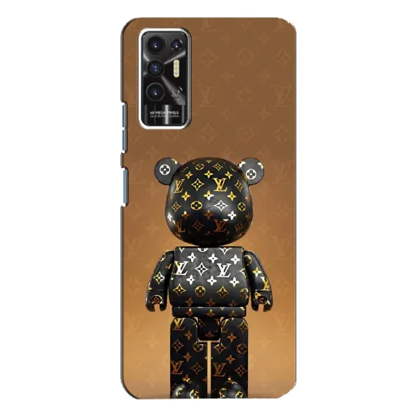 Чехол с принтом «Bearbrick» для TECNO Pova 2 (LE7n)