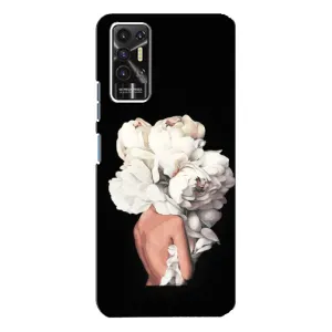Чехлы (ART) Цветы на TECNO Pova-2 (LE7n) (VPrint)
