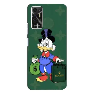 Чехлы для TECNO Pova 2 (LE7n) - Скрудж МакДак Louis Vuitton (PREMIUMPrint) (Богатая Утка)