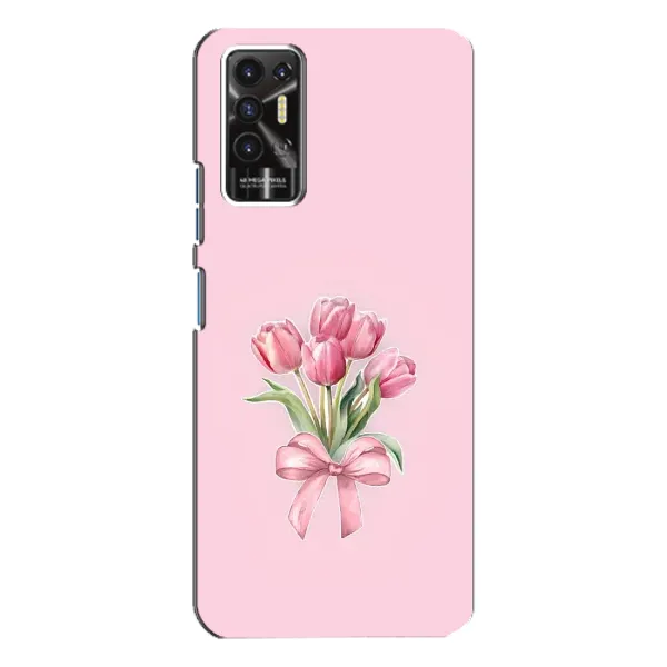 Чехол с принтом «Букет цветов» для TECNO Pova 2 (LE7n)
