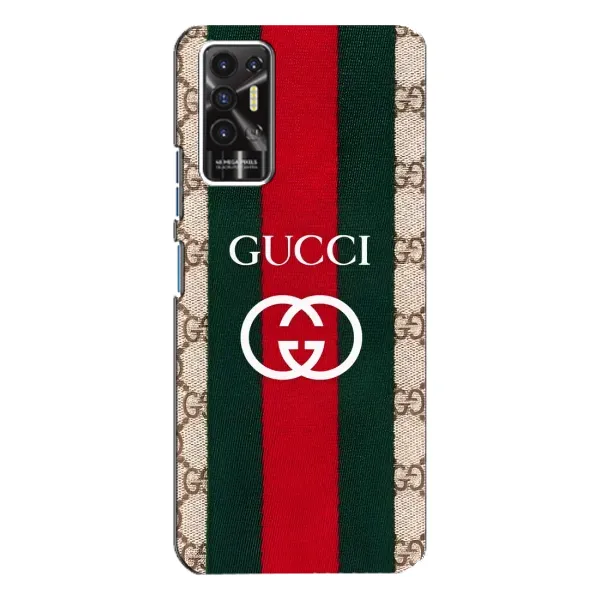 Чохол з принтом «Gucci дизайн» для TECNO Pova 2 (LE7n)