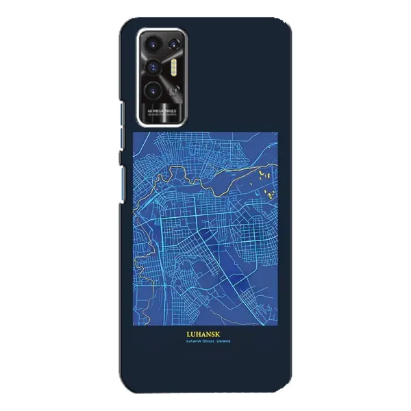 Чехол с принтом «Гуганск» для TECNO Pova 2 (LE7n)
