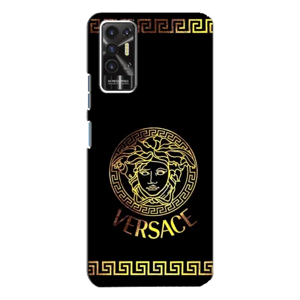 Чохол з принтом «Logo Versace» для TECNO Pova 2 (LE7n)