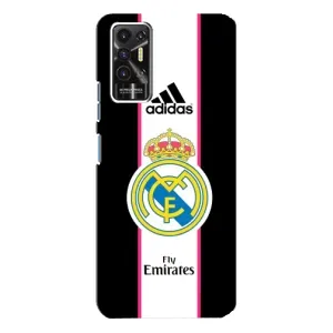 Чехол для TECNO Pova-2 (LE7n) с принтом Реал Мадрид (Лого Real Madrid)
