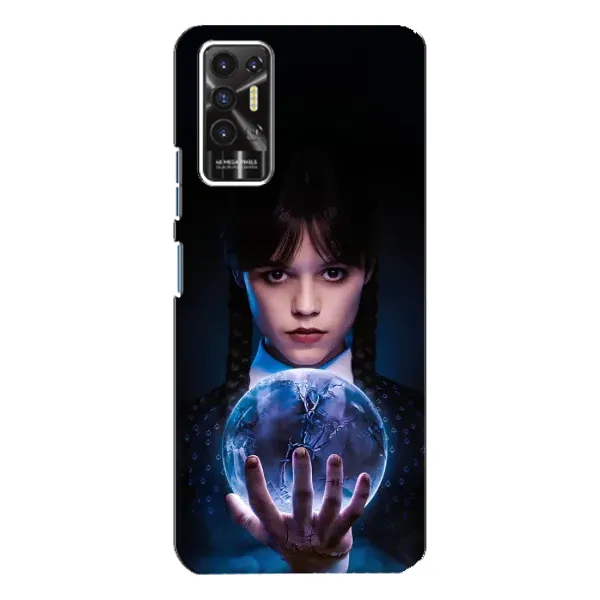 Чохол з принтом «Магічна сфера Венздей» для TECNO Pova 2 (LE7n)
