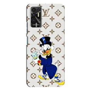 Чехлы для TECNO Pova 2 (LE7n) - Скрудж МакДак Louis Vuitton (PREMIUMPrint) (Макдак на стиле)