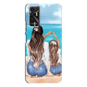 Чохол з друком для TECNO Pova-2 (LE7n) - (Мама з дитинкою) (AlphaPrint)