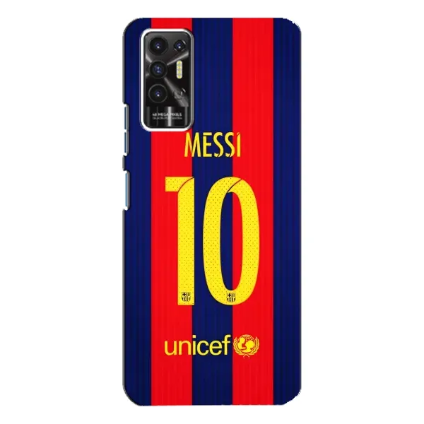 Чехол с принтом «Messi Barca 10» для TECNO Pova 2 (LE7n) Чехол с принтом «Messi Barca 10» для TECNO Pova 2 (LE7n)