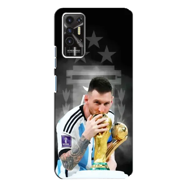 Чохол з принтом «Мессі Чемпіон» для TECNO Pova 2 (LE7n)