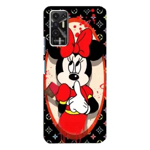 Чехол Disney Mouse TECNO Pova-2 (LE7n) (PREMIUMPrint) (Минни Маус ЛВ)
