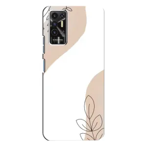 Чохол з принтом «Нюдова гілочка абстракція» для TECNO Pova 2 (LE7n)