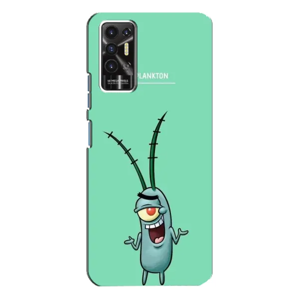 Чохол з принтом «Персонаж Планктон» для TECNO Pova 2 (LE7n)