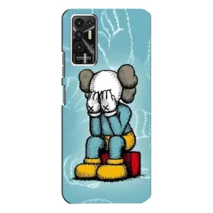 Чохли для TECNO Pova-2 (LE7n) - Bearbrick Louis Vuitton (PREMIUMPrint) (Плач Bearbrick)