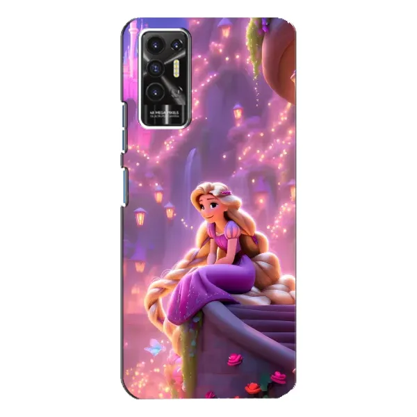Чехол с принтом «Рапунцель в замке» для TECNO Pova 2 (LE7n)