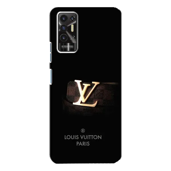 Чехол с принтом «ремешок LV» для TECNO Pova 2 (LE7n)