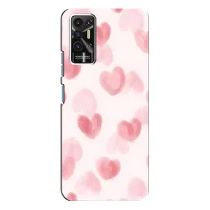 Чехол с розовым рисунком для TECNO Pova-2 (LE7n)