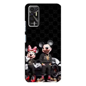 Чехол Disney Mouse TECNO Pova-2 (LE7n) (PREMIUMPrint) (Семья Маусов)