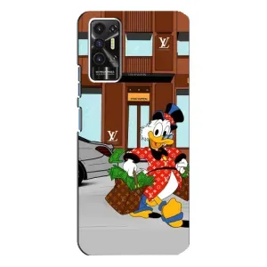 Чехлы для TECNO Pova 2 (LE7n) - Скрудж МакДак Louis Vuitton (PREMIUMPrint) (Скрудж ЛВ)