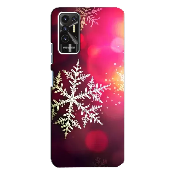 Чехол с принтом «Снежинка» для TECNO Pova 2 (LE7n)