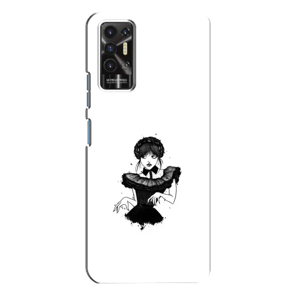 Чохол з принтом «танець Венздей» для TECNO Pova 2 (LE7n)