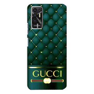 Чохли GUCCI для ТЕКНО Пова-2 (ЛЕ7н) (AlphaPrint) (Текстура Гуччі)