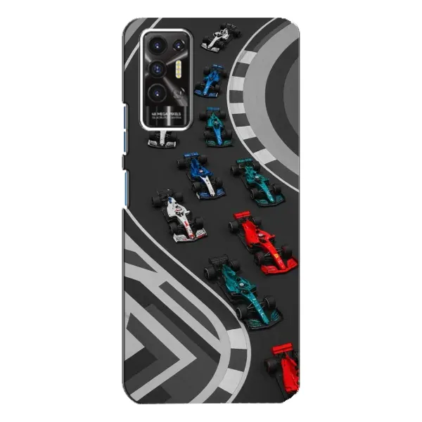 Чохол з принтом «Траса Ф1» для TECNO Pova 2 (LE7n)