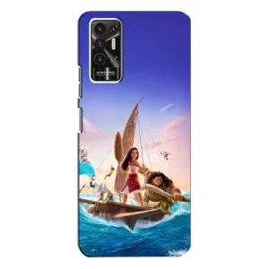 Чехол с мультфильмом Моана TECNO Pova-2 (LE7n) (Команда Ваяна Мауи)