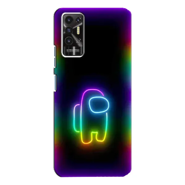 Чехол с принтом «Яркий скин» для TECNO Pova 2 (LE7n)