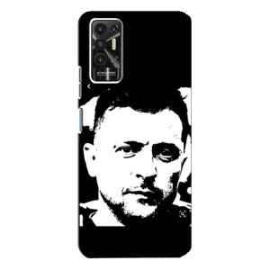 Чехол для TECNO Pova-2 (LE7n) (AlphaPrint - с принтом Зеленского)