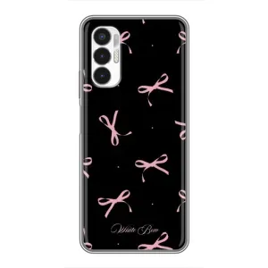 Чехол с принтом «Банты на черном» для TECNO POVA 3 (LF7n)