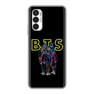 Чехол с принтом «BTS стайл» для TECNO POVA 3 (LF7n)