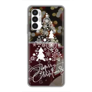 Різдвяні Чохли для Tecno POVA 3 (LF7n) (VPrint) (Ялинка яскрава)