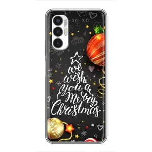 Різдвяні Чохли для Tecno POVA 3 (LF7n) (VPrint) (Ялинка)