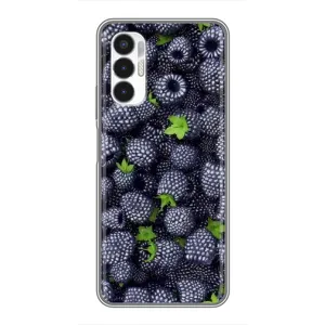 Чехлы с Фруктами для Tecno POVA 3 (LF7n) (VPrint) (Ежевика)